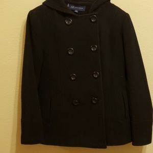 Anne Klein wool pea coat.